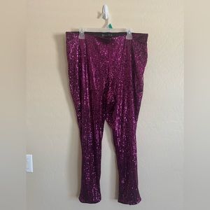 Brand New Sequin Capri Pants